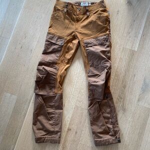 Fjallraven G-1000 Tan and Brown Cargo Pants